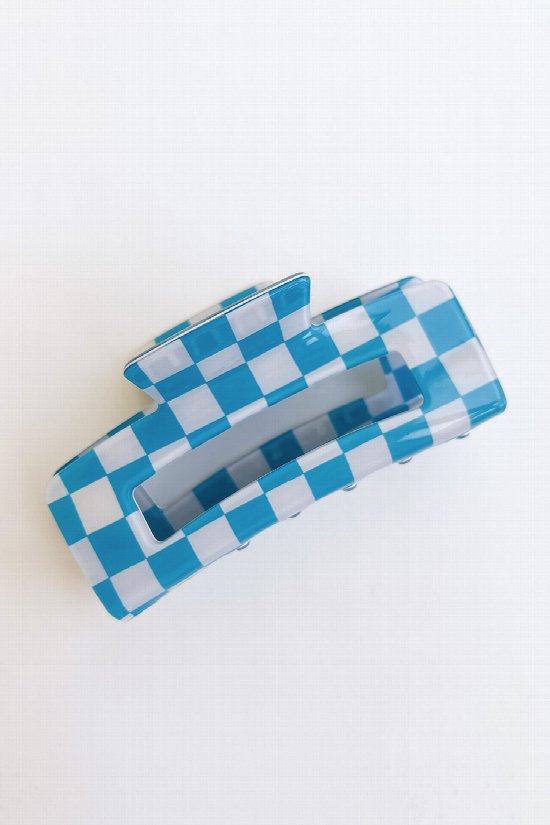 In Check Hair Clip