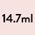 14.7ml