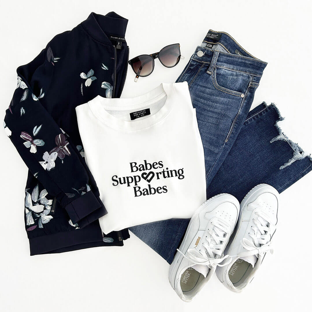 Silver Icing Babes Tee