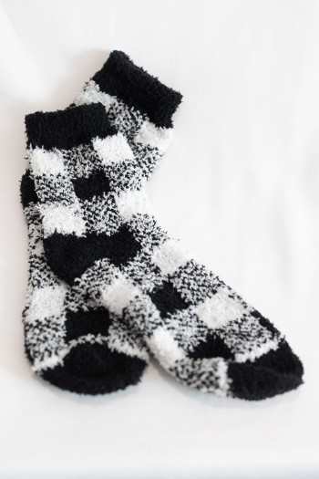 Plaid Days Cozy Socks