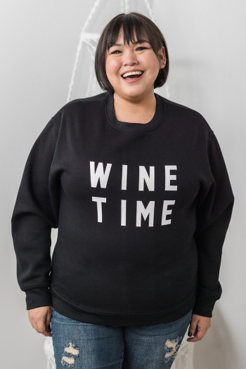 Wine Time Classic Sweatshirt