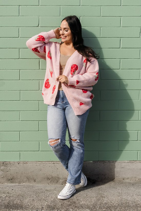 Strawberry Shortcake Cardigan