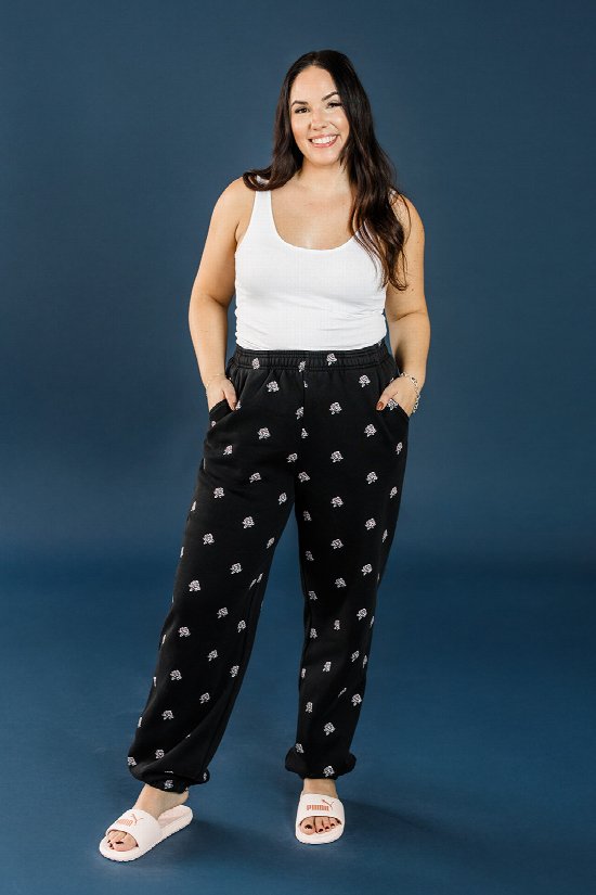 All Over Rose Joggers