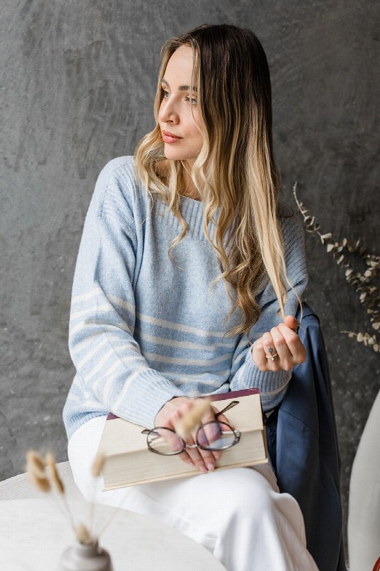 Amelie Stripe Sweater