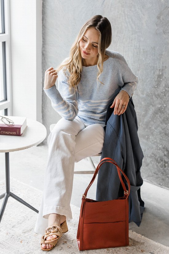 Amelie Stripe Sweater