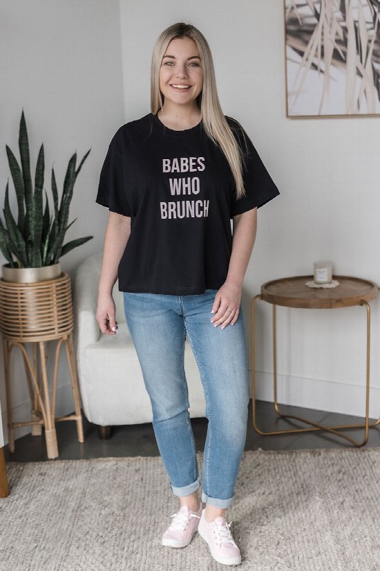 Babes Who Brunch Boxy Tee
