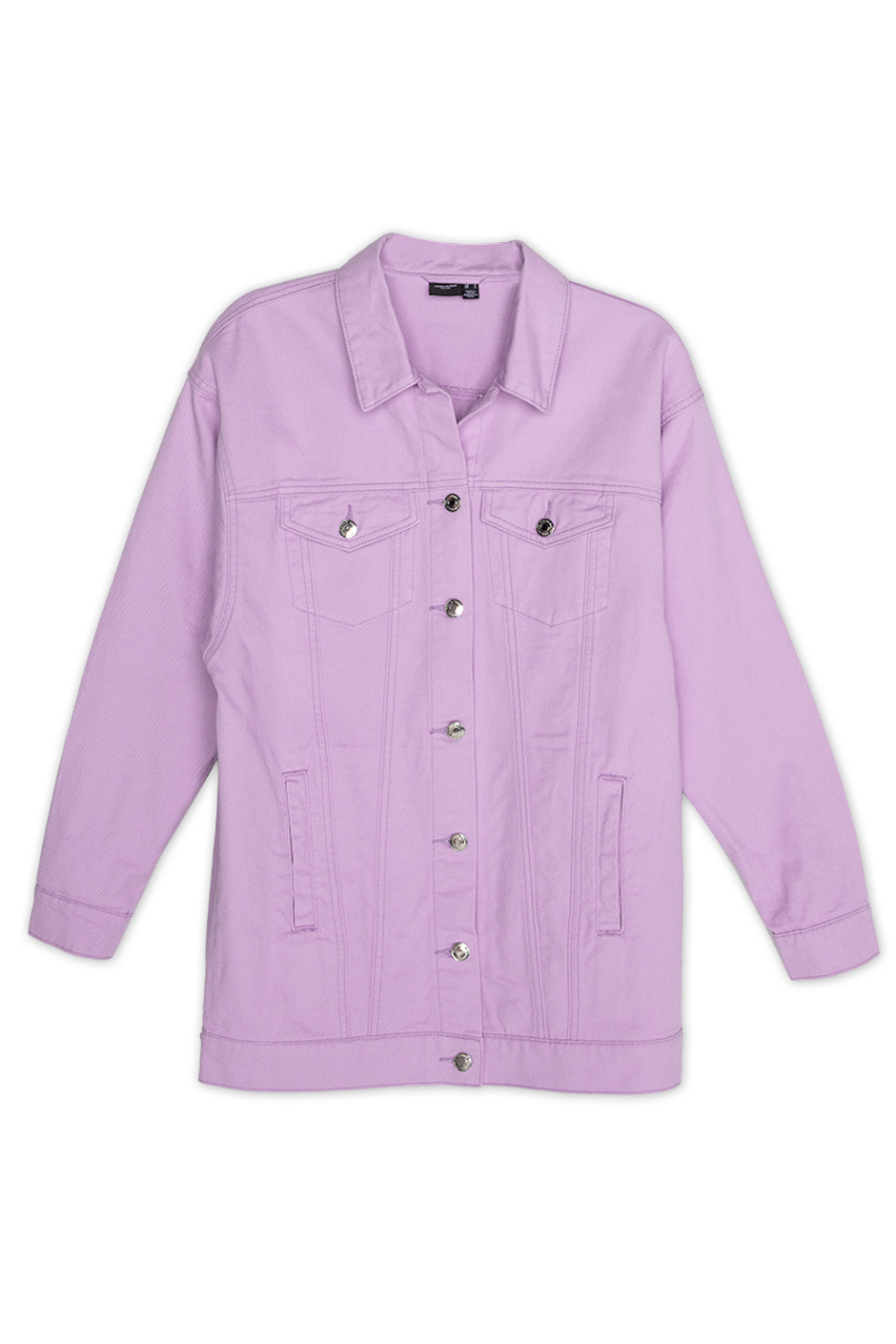 Purple “BNW” Contrast Stich Jeans Jacket