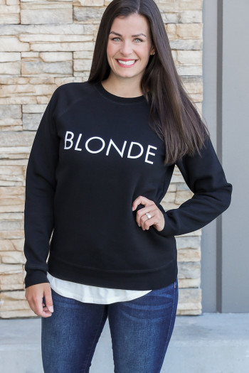 Blonde Sweatshirt
