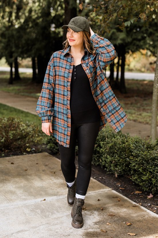 Boyfriend Plaid Shirt 2