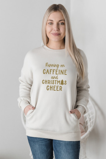 Caffeine and Cheer Sweatshirt