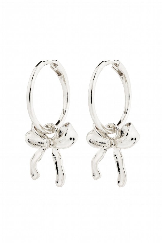 Camille Ribbon Hoop Earrings