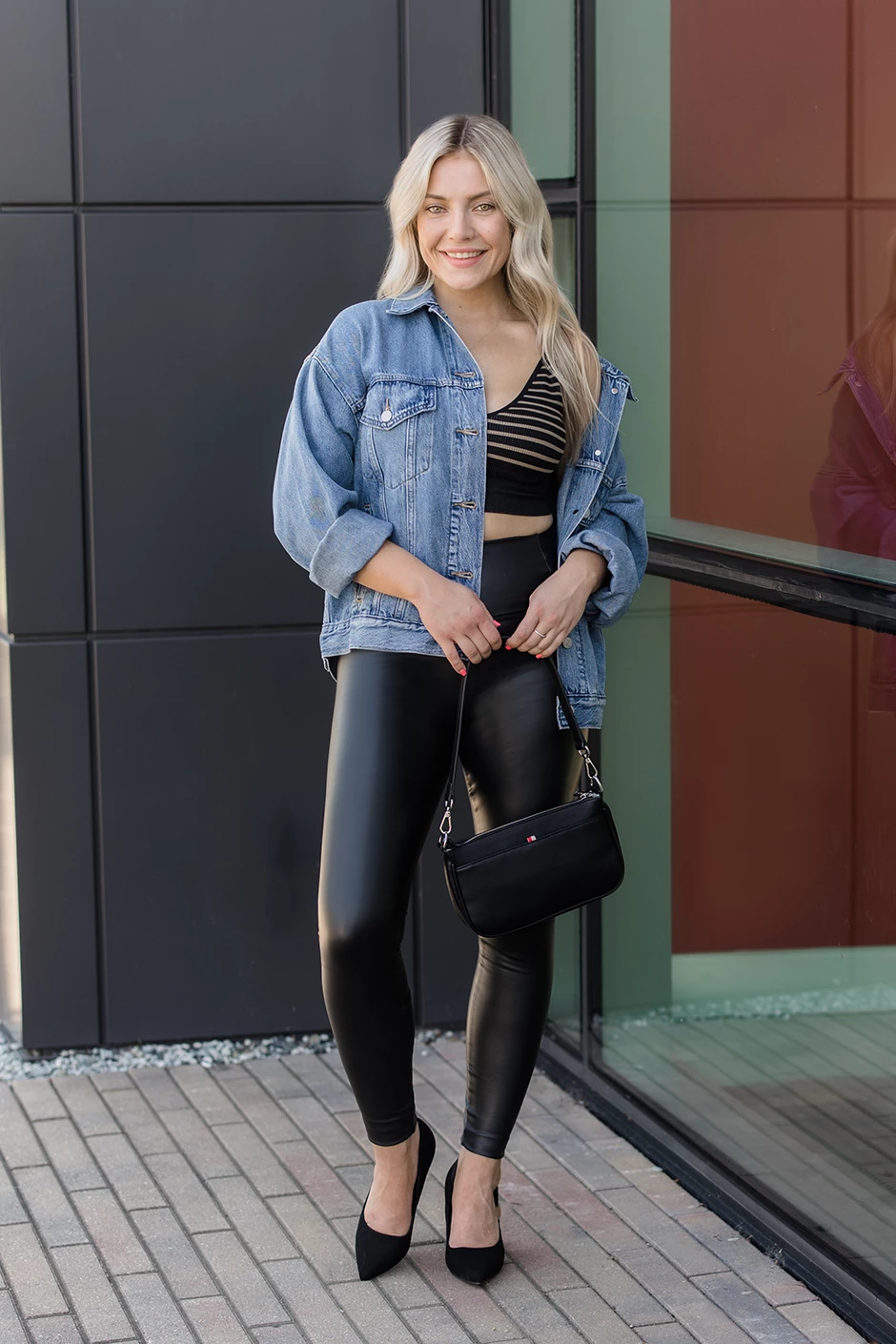 Can't Stop Faux Leather Leggings