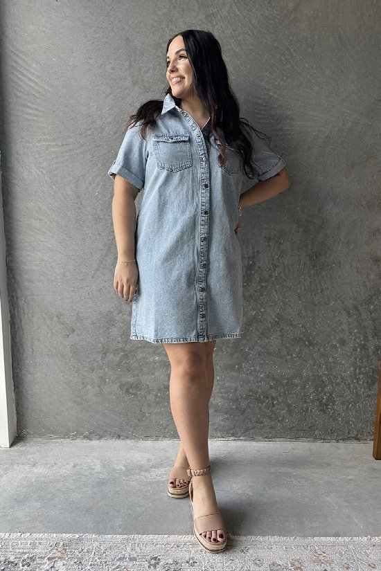 Carefree Days Denim Dress