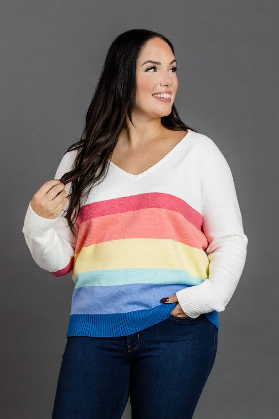 Chasing Rainbows Sweater