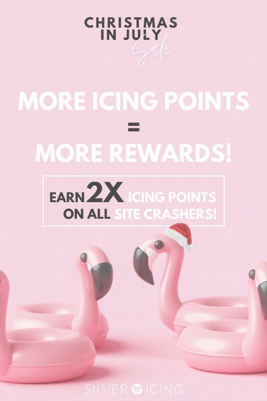 Christmas in July Sale Earn 2X Icing Points