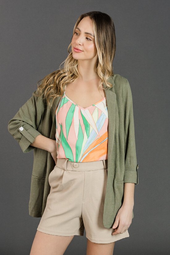 Clara Linen Blazer
