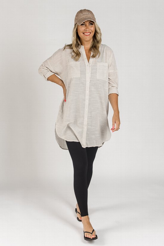 Coastal Classic Striped Tunic