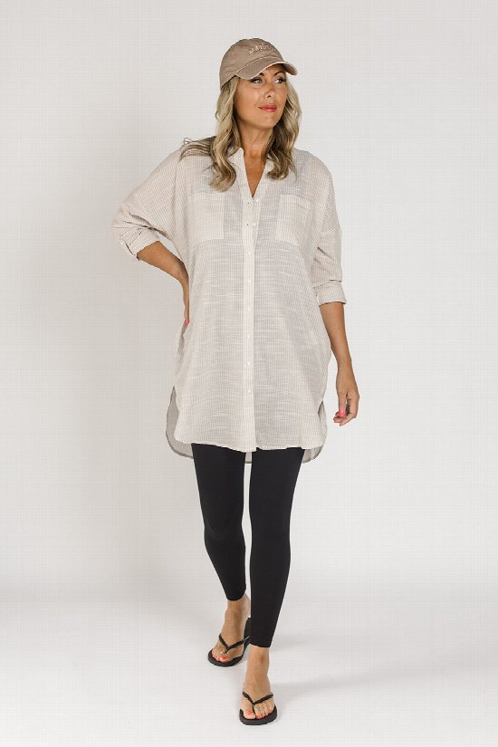 Coastal Classic Striped Tunic