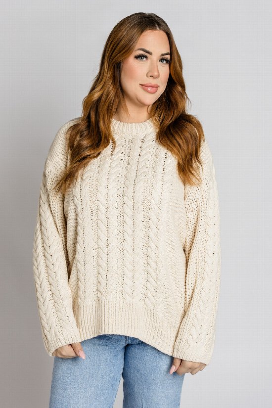 Courtney Cable Knit Sweater 2