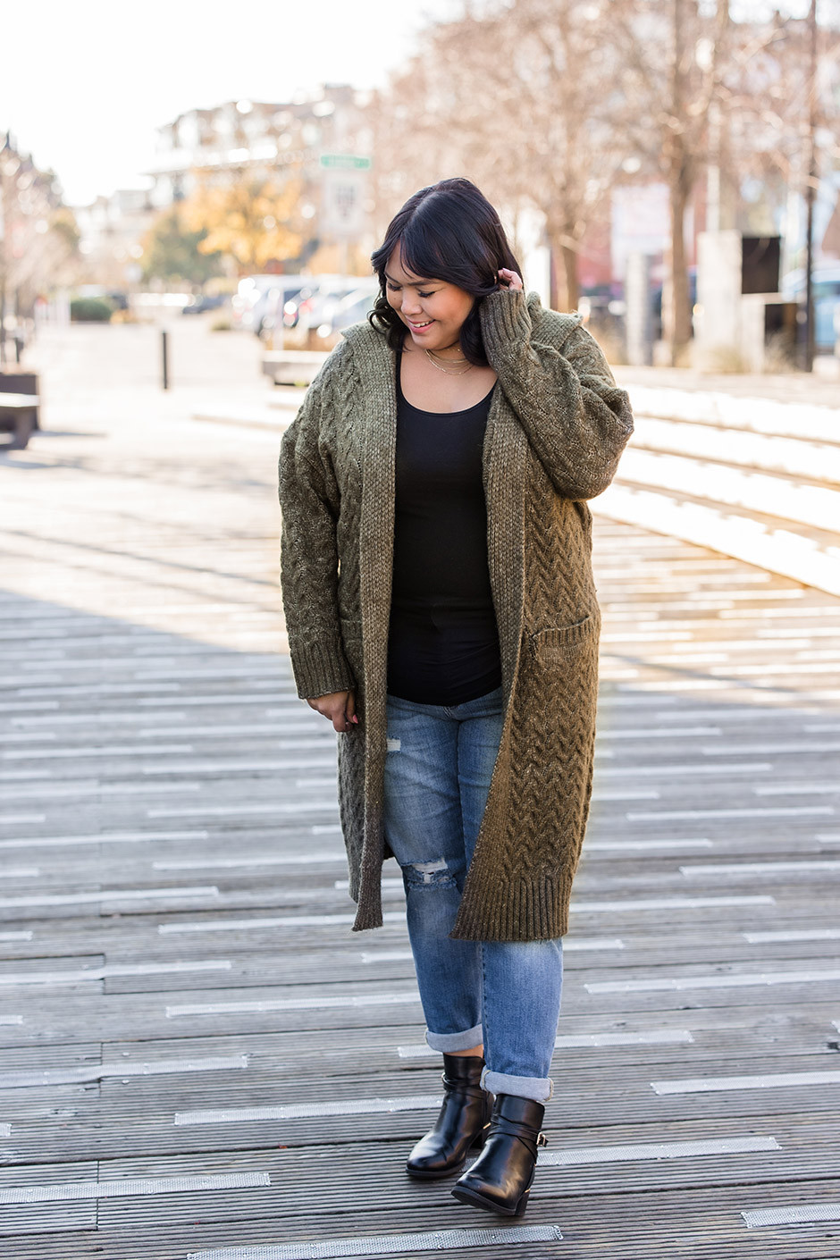 Cozy Life Cardigan | Silver Icing