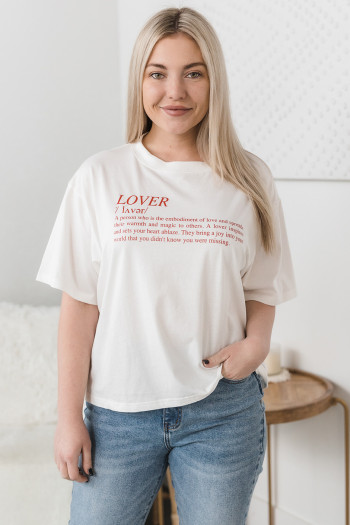 Definition of a Lover Boxy Tee