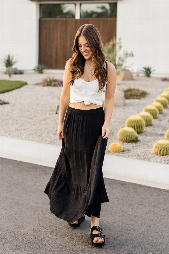 Dream in Dunes Maxi Skirt