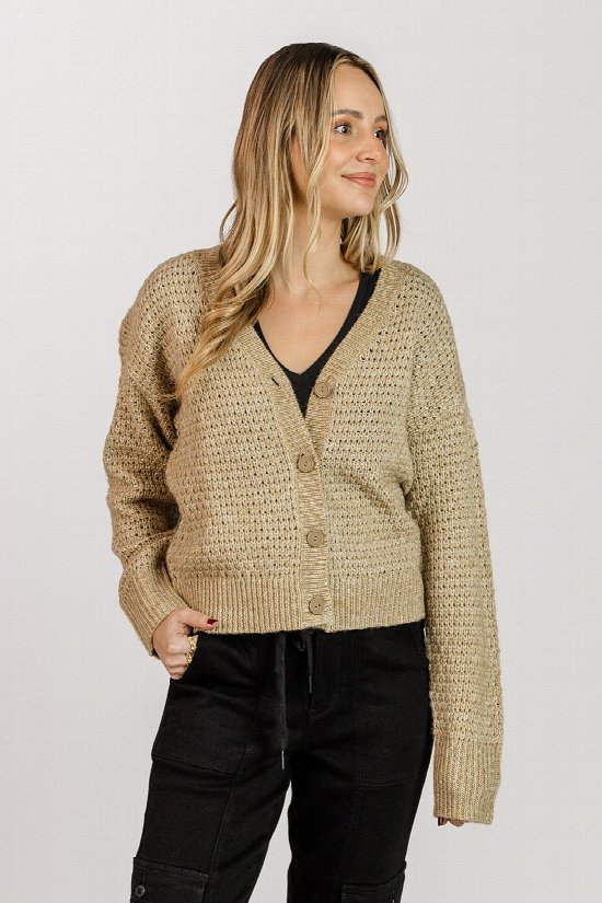 Easy Fit Button Cardigan