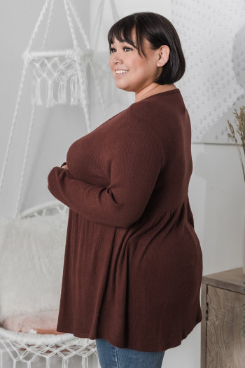 Easy On Me Babydoll Top