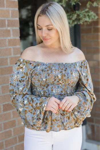 Fields of Gold Smocked Top