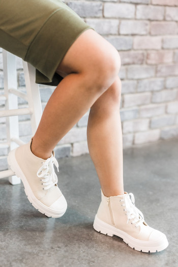 First Step High Top Sneakers