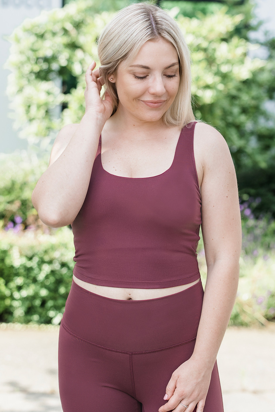lululemon - Open back with a twist. This 2-in-1 tank and bra combo