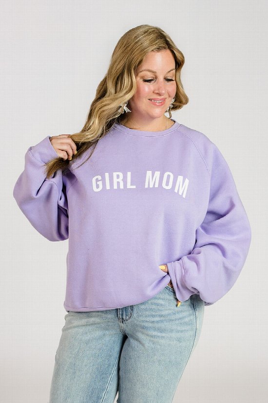 Girl Mom Crew Sweatshirt