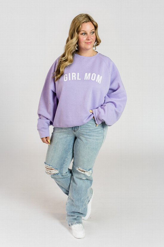 Girl Mom Crew Sweatshirt