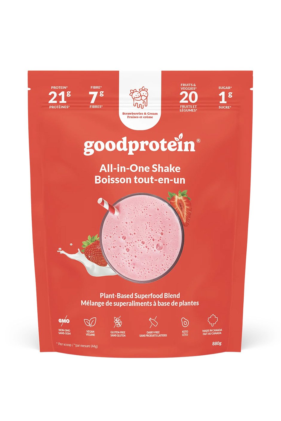 Good Protein Strawberry Shake 880g