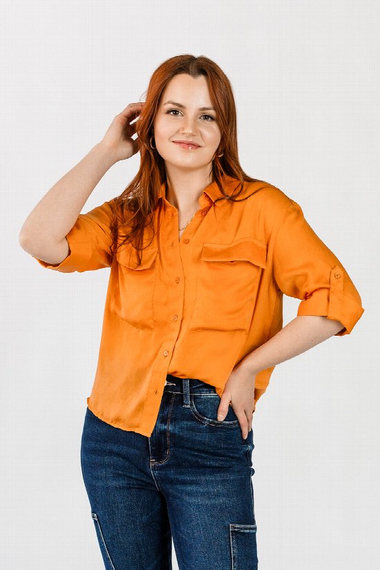 Happy Place Cuffed Shirt