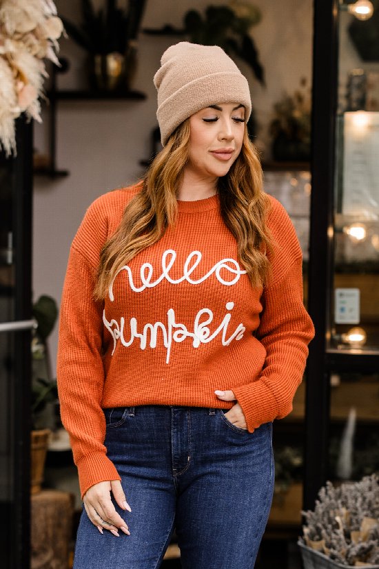 Hello Pumpkin Sweater