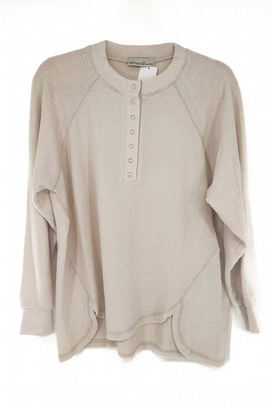 ZENANA Brushed Henley