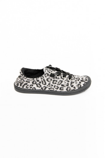 Kids Let's Kick It Leopard Sneakers 2