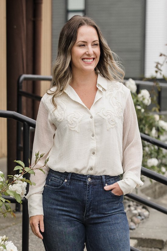 Lainey Beaded Shirt