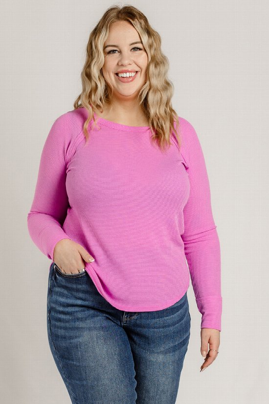 Lauren Waffle Top
