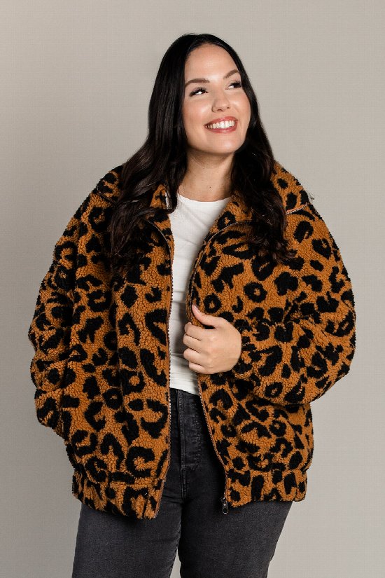 Leopard Luxe Teddy Jacket
