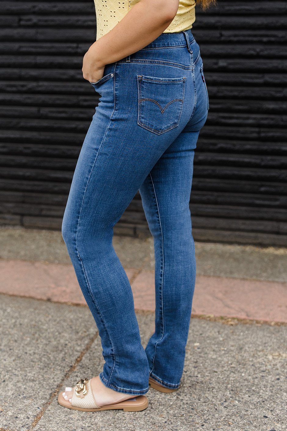 LEVI S 312 Shaping Slim Jeans Silver Icing
