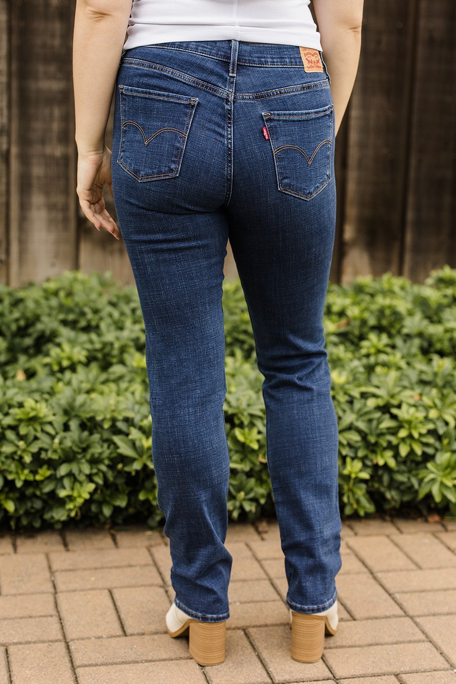 LEVI S 314 Shaping Straight Leg Jeans Silver Icing