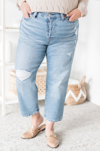 LEVI'S Curvy Wedgie Straight Jeans