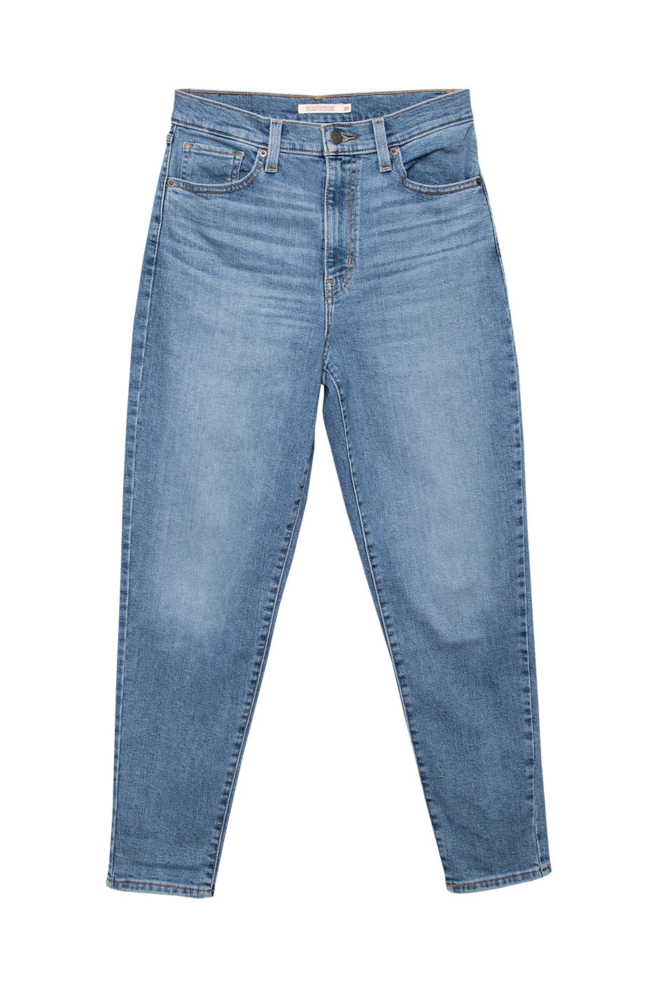 Levi's® HIGH WAISTED MOM - Jeans Tapered Fit - ocean/light-blue