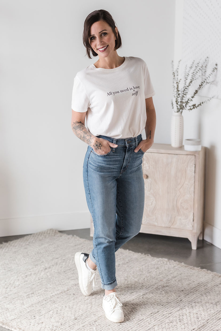 LEVI'S High Waisted Mom Jean | Silver Icing