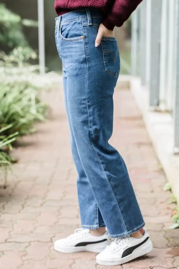 LEVI'S RT Ribcage Straight Ankle Jeans