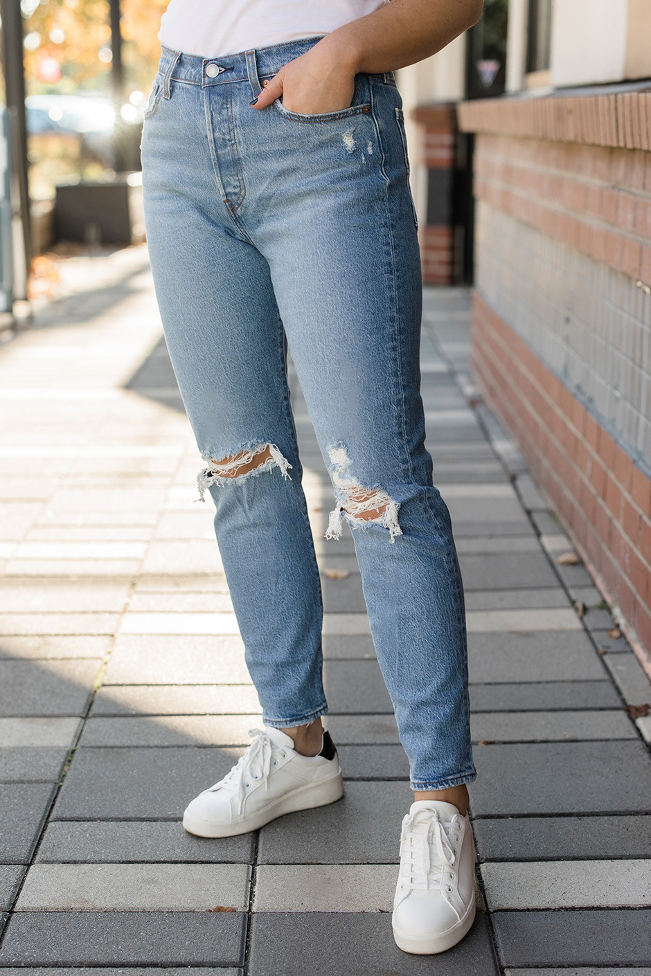LEVI'S Wedgie Jeans | Silver Icing