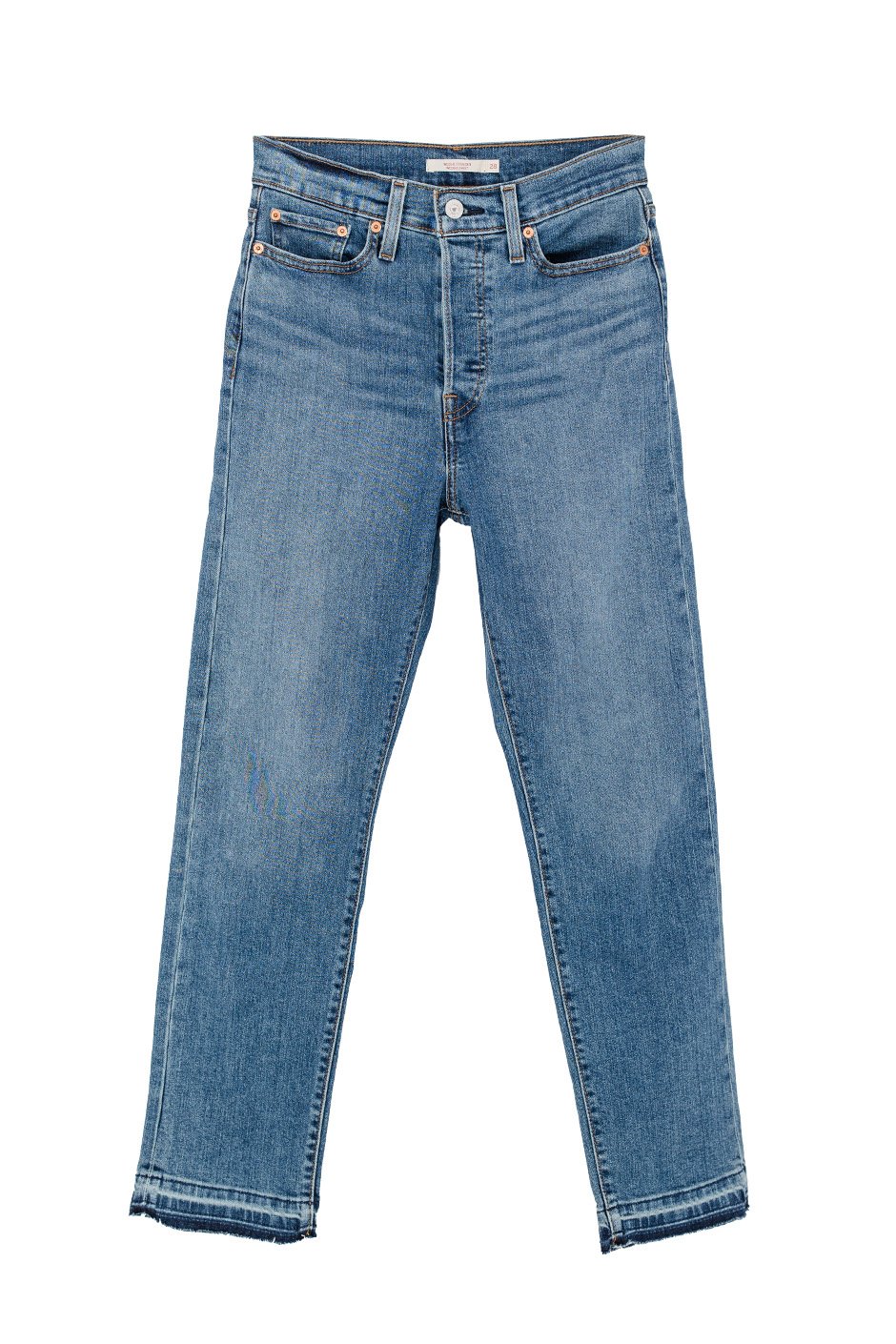 LEVI S Wedgie Released Hem Jeans Silver Icing