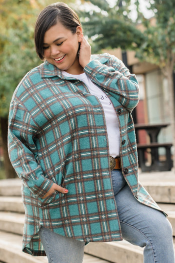 Look This Way Plaid Tunic